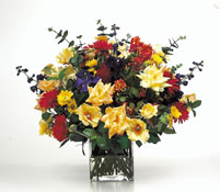 vazoda karisik  çiçekler  çiçekligi   Bayburt çiçek gönderme sitemiz güvenlidir 