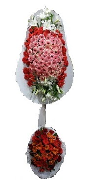 çift katlı düğün açılış sepeti  Bayburt internetten çiçek satışı 